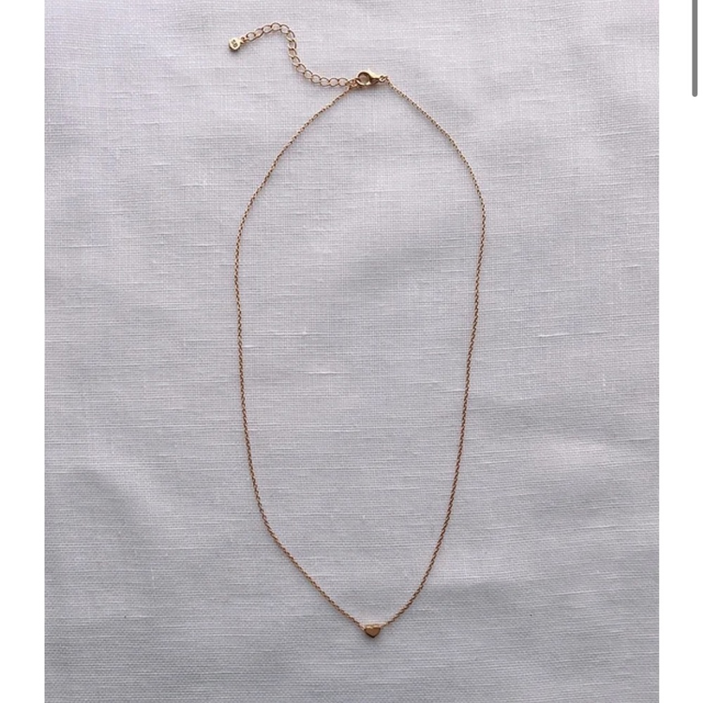NEW Dainty Gold-Plated Heart Necklace